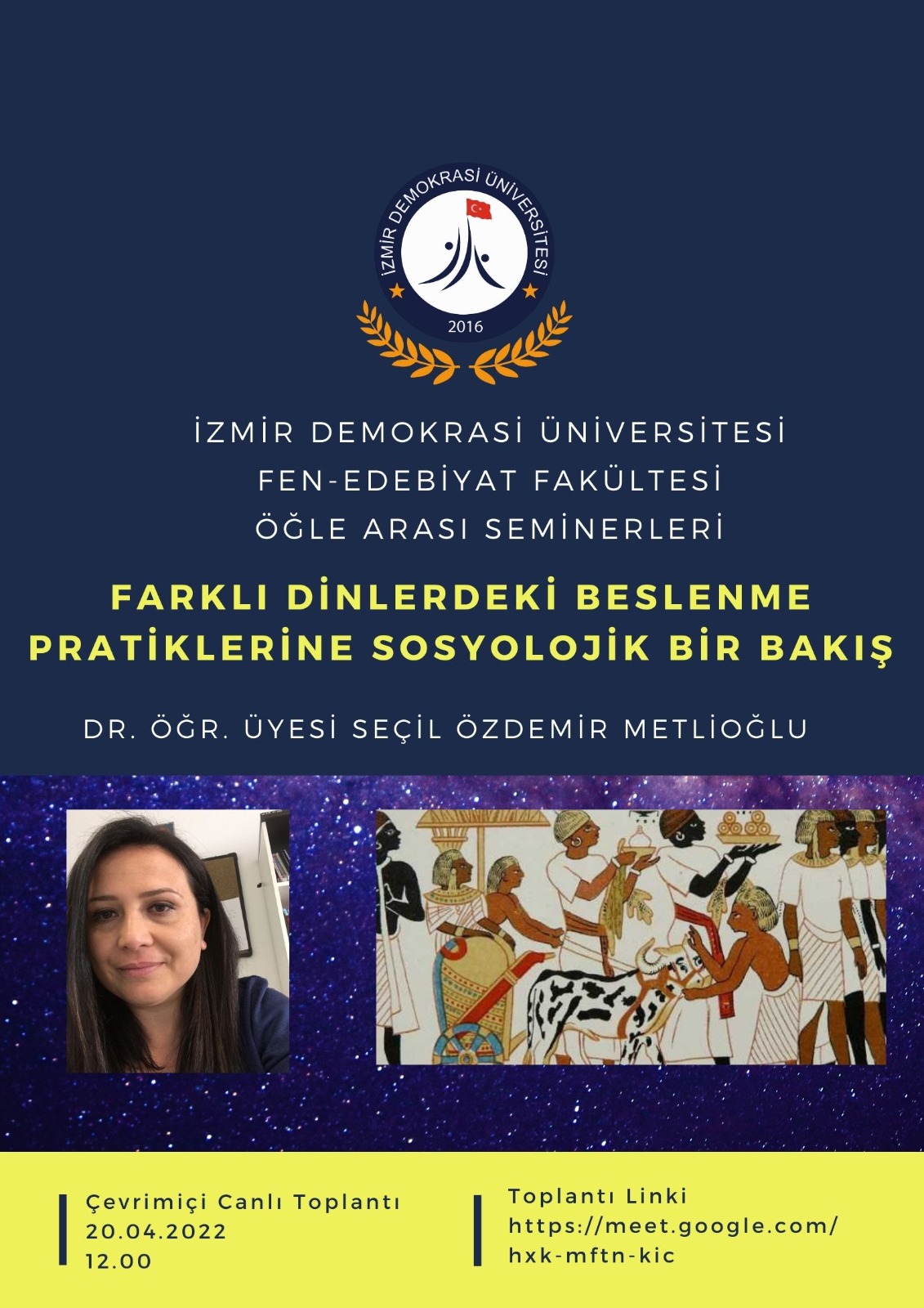 İDÜ - Fen-Edebiyat Fakültesi Öğle Arası Seminerleri